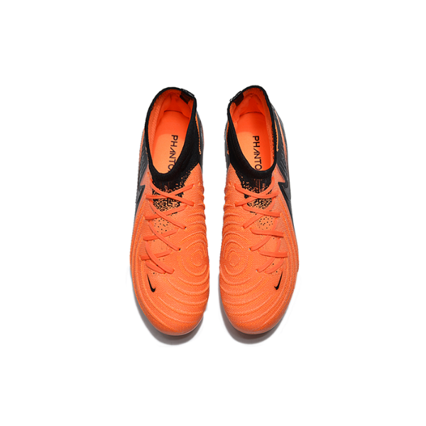 Nike Phantom Luna 2 Elite Orange and Black Firm Ground FG Kids Football Boot
