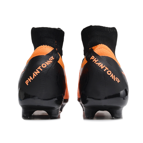 Nike Phantom Luna 2 Elite Orange and Black Firm Ground FG Kids Football Boot