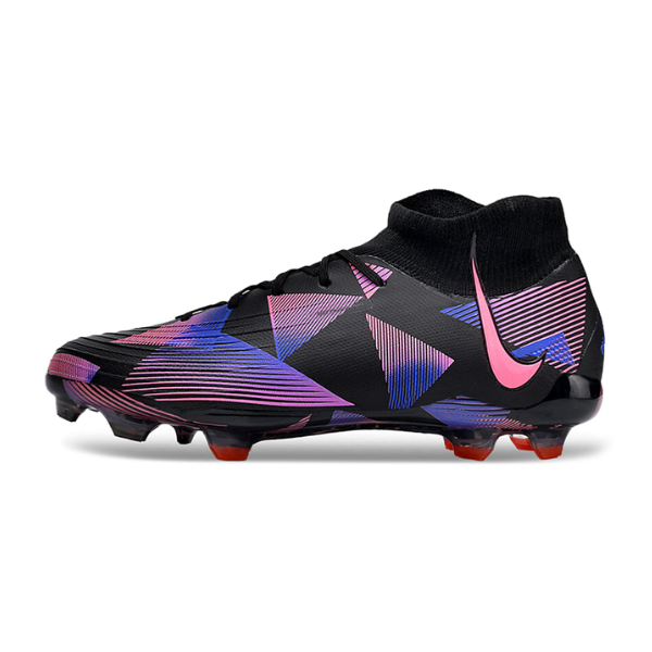 Nike Phantom Luna Elite Black and Pink Firm Ground FG Kids Football Boot