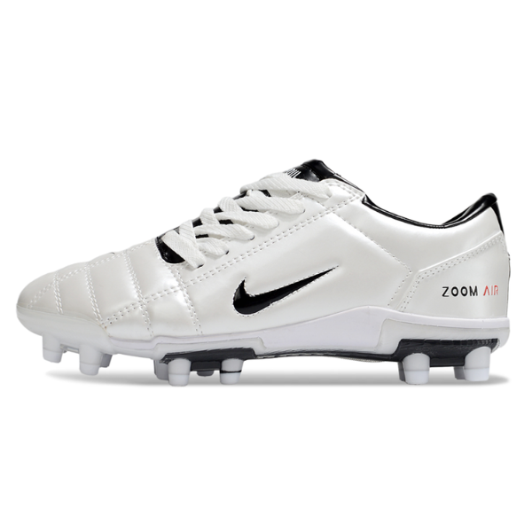 Nike Total 90 III Kids White and Black Firm Ground FG Football Boot