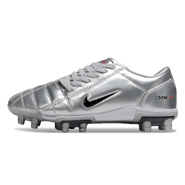 Nike Total 90 III Silver Firm Ground FG Kids Football Boot