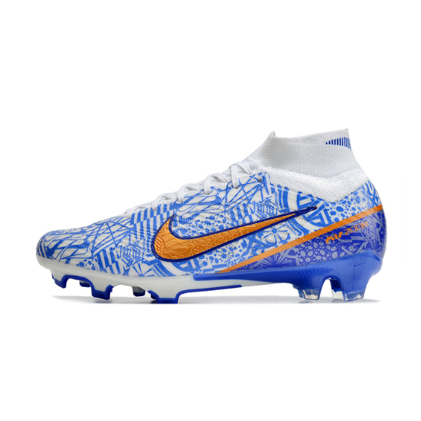 Nike Zoom Mercurial Superfly 9 Elite CR7 Pack Blue Firm Ground FG Kids Football Boot