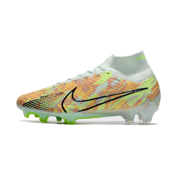 Nike Zoom Mercurial Superfly 9 Elite Bonded Pack Black and White Firm Ground FG Kids Football Boot