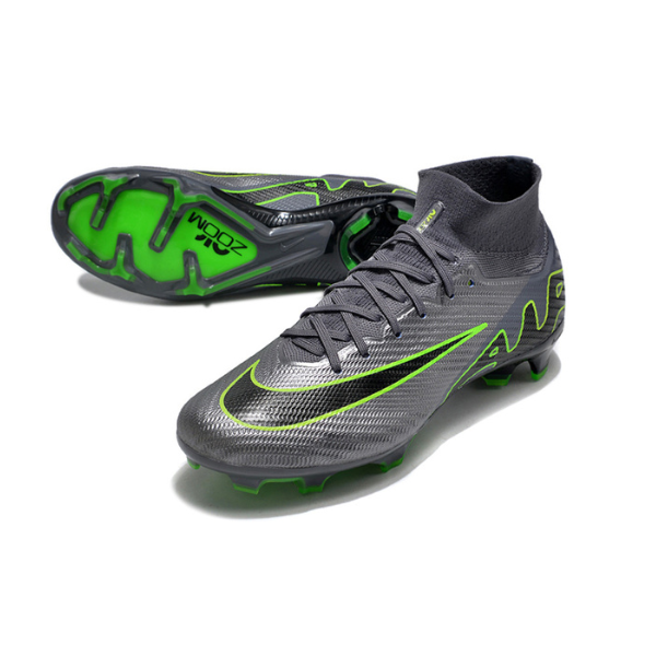 Nike Zoom Mercurial Superfly 9 Elite R9 Concept Pack Black and Blue Firm Ground FG Kids Football Boot
