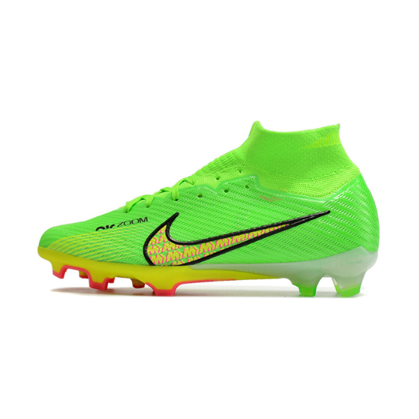 Nike Zoom Mercurial Superfly 9 Elite Green Firm Ground FG Kids Football Boot
