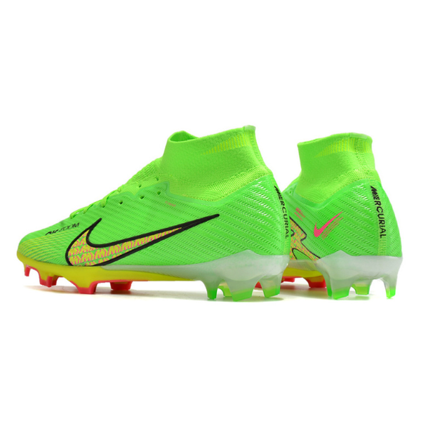 Nike Zoom Mercurial Superfly 9 Elite Green Firm Ground FG Kids Football Boot