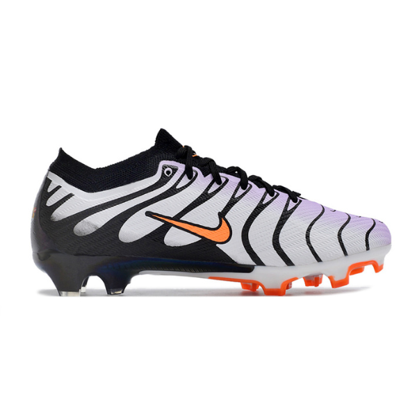 Nike Zoom Mercurial Vapor 15 Elite Gray and Black Firm Ground FG Kids Football Boot