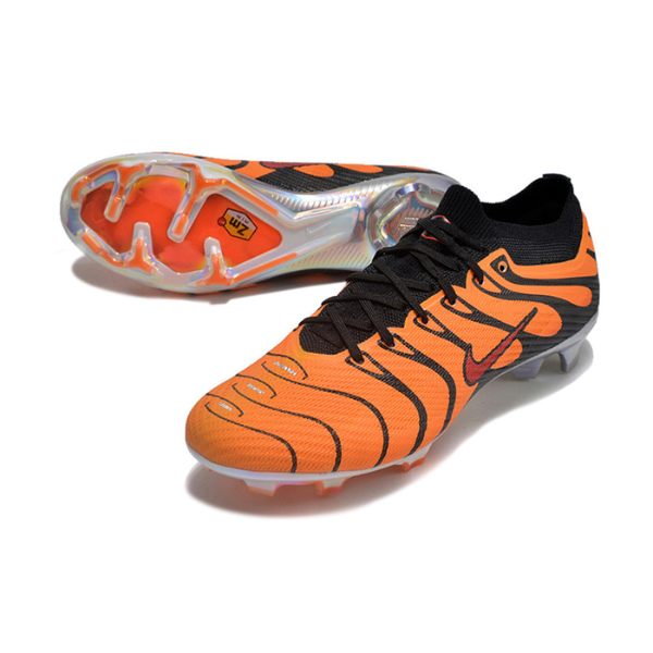 Nike Zoom Mercurial Vapor 15 Air Max Plus Red and Green Firm Ground FG Kids Football Boot