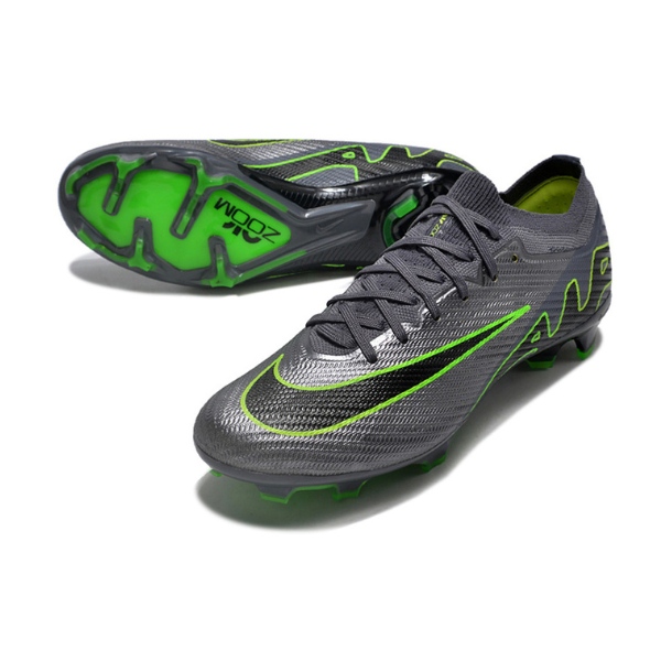Nike Zoom Mercurial Vapor 15 Elite R9 Concept Pack Gray and Orange Firm Ground FG Kids Football Boot