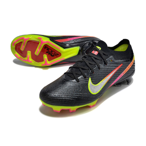Nike Zoom Mercurial Vapor 15 Elite Black Pack Firm Ground FG Kids Football Boot