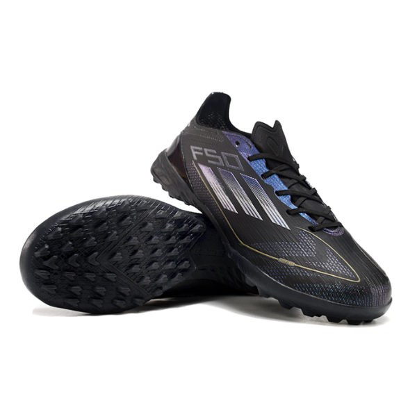 Botas de fútbol Adidas F50 Elite Darkspark Pack Turf TF para niños