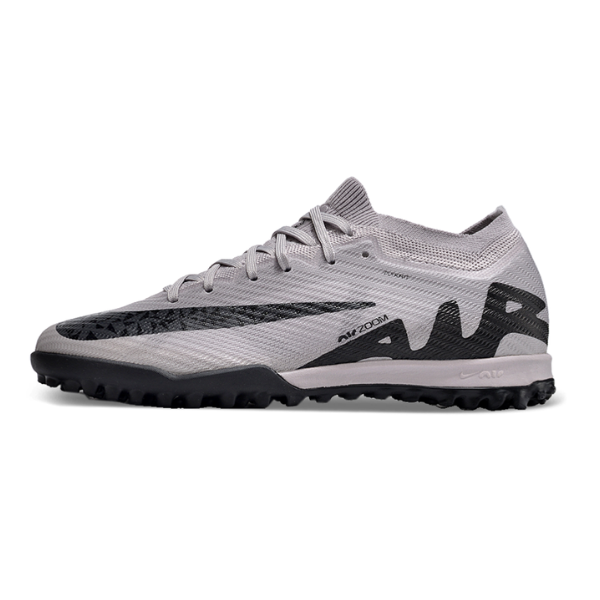 Nike Zoom Mercurial Vapor 15 Elite Gray Turf TF Kids Football Boot