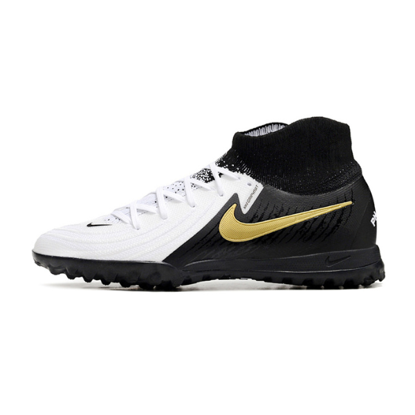 Nike Phantom Luna 2 Elite White and Black Turf TF Kids Football Boot