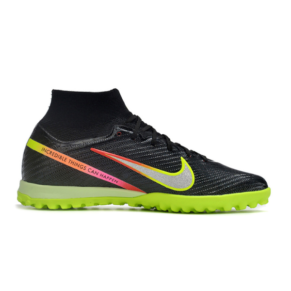 Nike Zoom Mercurial Superfly 9 Elite Rashford Black Pack Turf TF Kids Football Boot