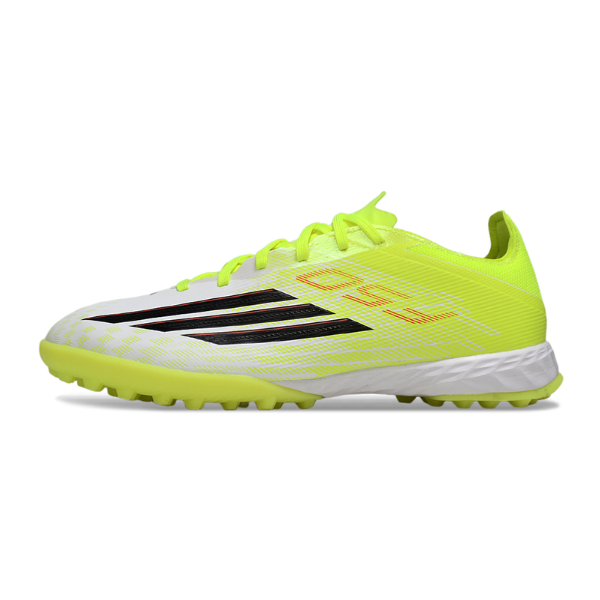 Adidas F50 Elite White and Yellow Turf TF Football Boot
