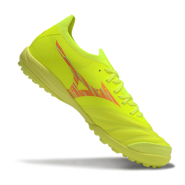 Bota de fútbol Mizuno Neo Sala Turf TF verde y roja