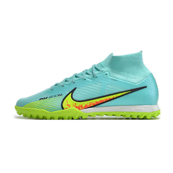 Nike Zoom Mercurial Superfly 9 Elite Green Turf TF Football Boot