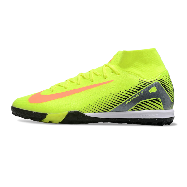 Botas de fútbol Nike Zoom Mercurial Superfly 10 Elite Turf TF amarillas