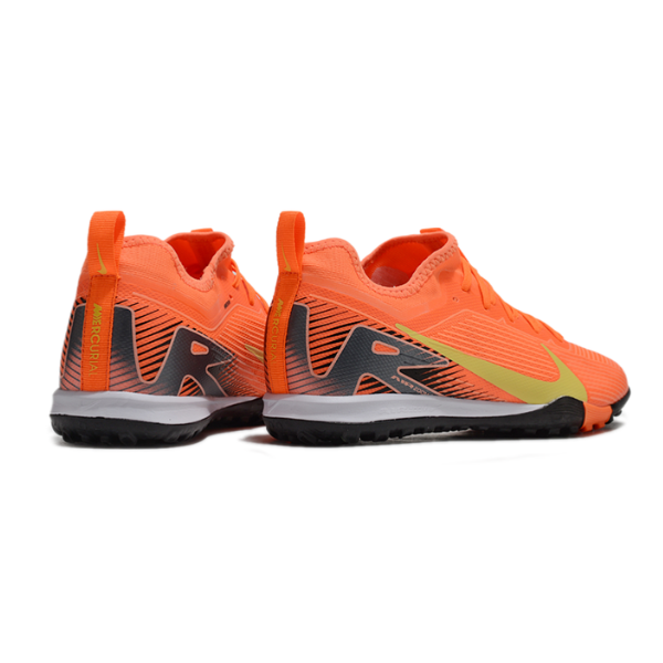 Botas de fútbol Nike Zoom Mercurial Vapor 16 Pro Turf TF naranja y amarillo