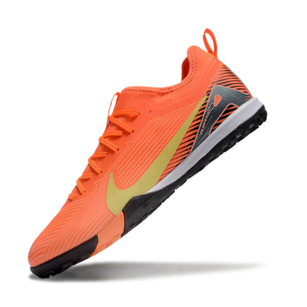 Botas de fútbol Nike Zoom Mercurial Vapor 16 Pro Turf TF naranja y amarillo