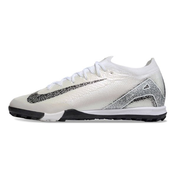 Botas de fútbol Nike Zoom Mercurial Vapor 16 Elite Turf TF blancas y grises