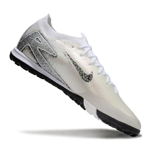 Botas de fútbol Nike Zoom Mercurial Vapor 16 Elite Turf TF blancas y grises