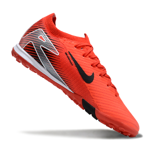 Botas de fútbol Nike Zoom Mercurial Vapor 16 Elite Turf TF rojas y negras