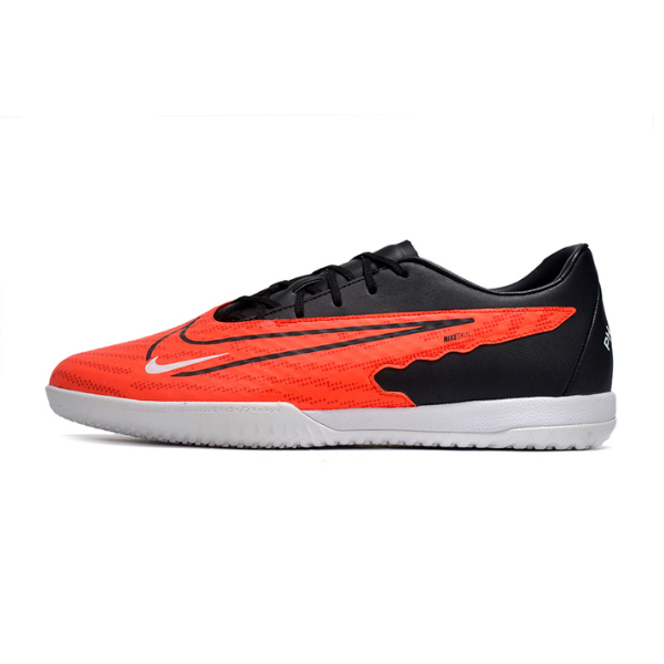 Nike Phantom GX Academy Laceless Black and Red Indoor IC Football Boot