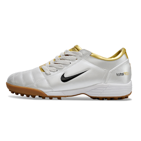 Nike Total 90 III Turf TF Gray and Gold Football Boot