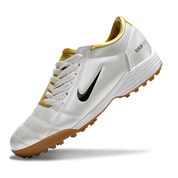 Nike Total 90 III Turf TF Gray and Gold Football Boot