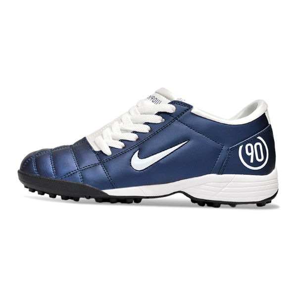 Botas de fútbol Nike Total 90 III Turf TF azul y blanco