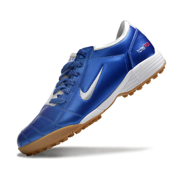 Nike Total 90 III Turf TF Blue and White Football Boot
