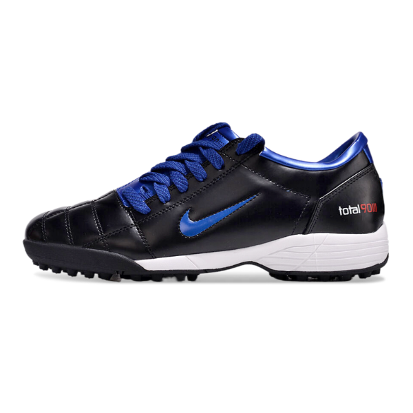 Nike Total 90 III Turf TF Black and Blue Football Boot