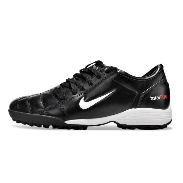 Nike Total 90 III Turf TF Black and White Football Boot