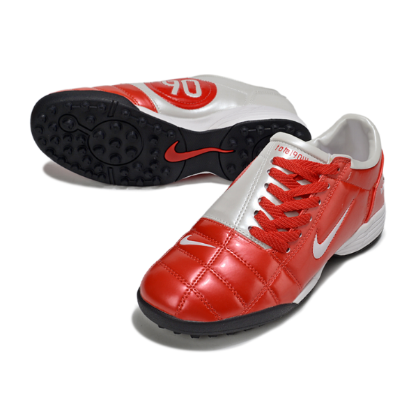 Nike Total 90 III Turf TF Red and White Football Boot