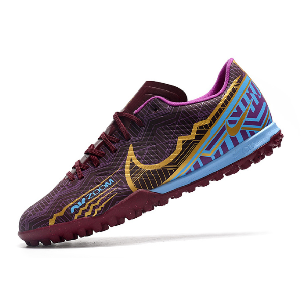 Botas de fútbol Nike Zoom Mercurial Vapor 15 Academy Mbappé Turf TF (morado)