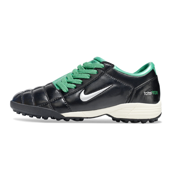Nike Total 90 III Black and Green Turf TF Football Boot