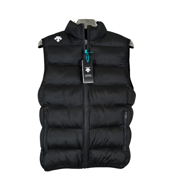 Chaleco acolchado negro decente