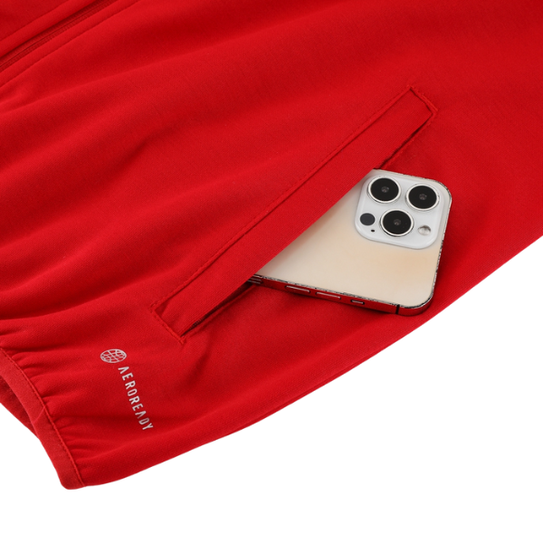 Conjunto de abrigo y pantalón Adidas Cold Red y Black