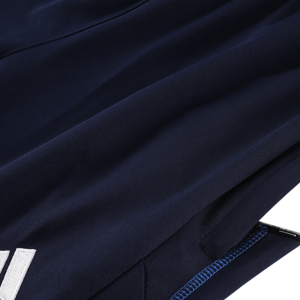 Conjunto Adidas Blue Cold con camiseta y pantalones con cremallera de un cuarto