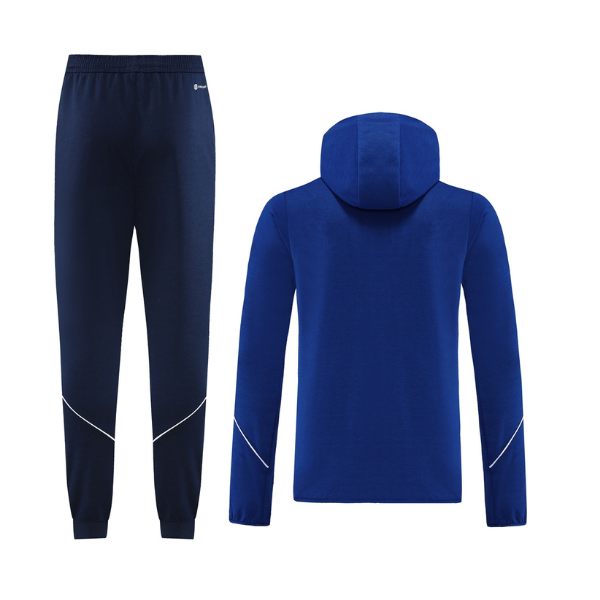 Abrigo y pantalones azules Adidas Cold Set