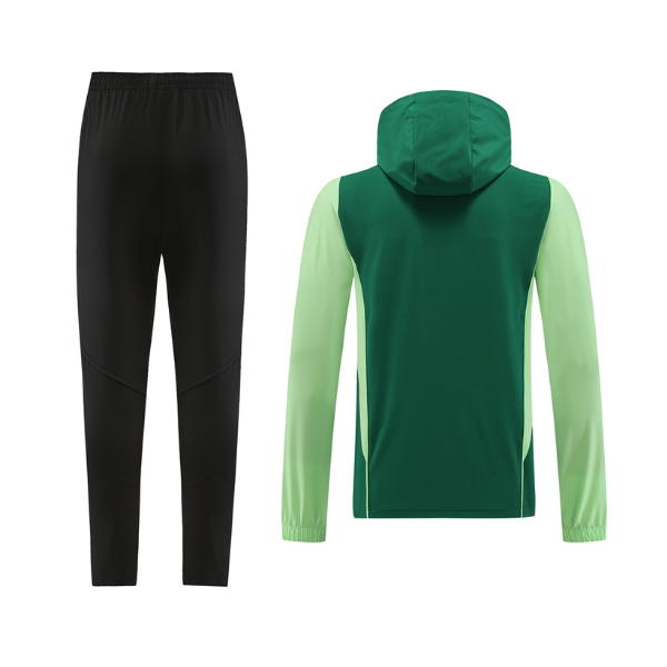 Conjunto de abrigo y pantalón Adidas Cold Green Black
