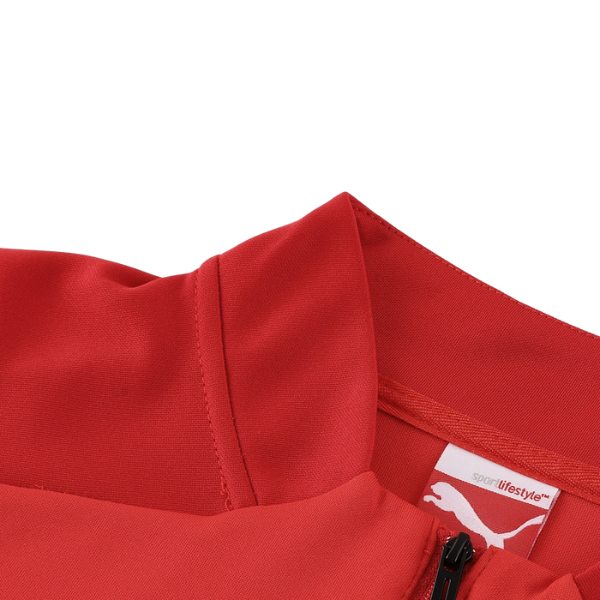 Puma Red Cold Set Quarter-Zip Top and Pants