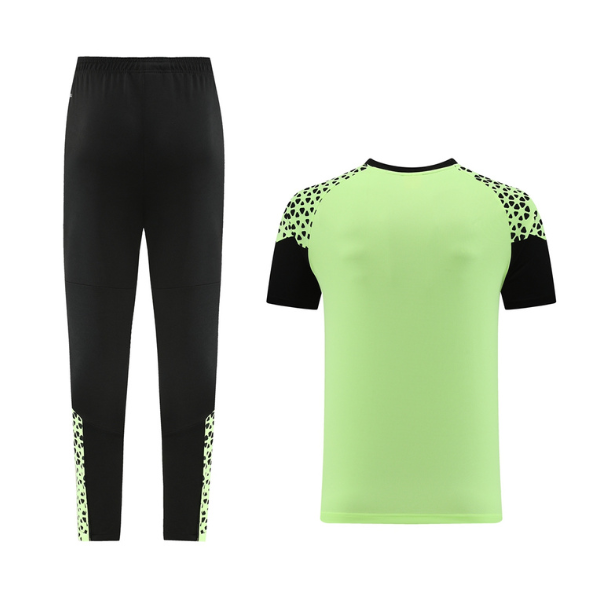 Puma Training Light Green and Black Training Set T-Shirt and Pants