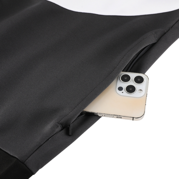 Chaqueta y pantalón Adidas Cold Set negro, blanco y gris