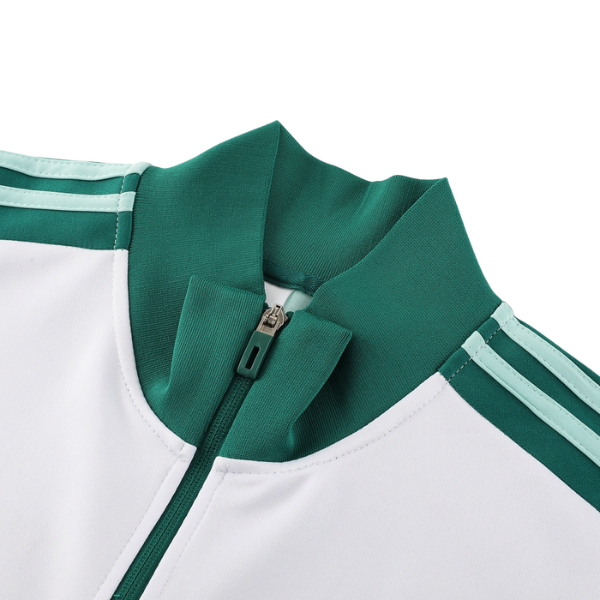Chaqueta y pantalones Adidas Green and White Cold Set