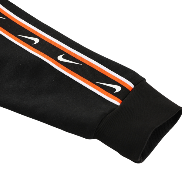 Nike Black Gray and Orange Cold Set Jacket and Pants