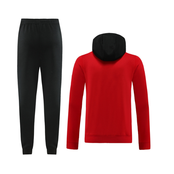 Nike Red and Black Cold Set Jacket and Pants