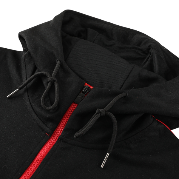 Nike Red and Black Cold Set Jacket and Pants