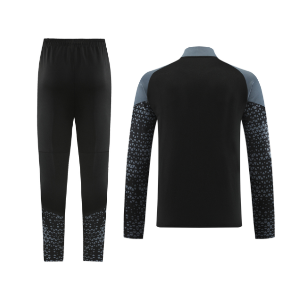 Puma Black and Gray Cold Set Jacket and Pants